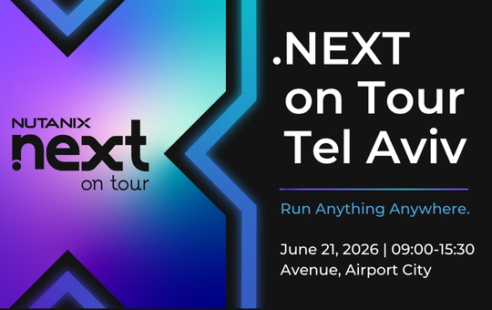 NUTANIX .Next On Tour Tel Aviv